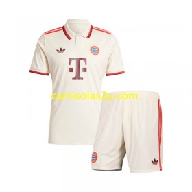 Camisolas de futebol Bayern München Criança Equipamento 3ª 2024/25 Manga Curta